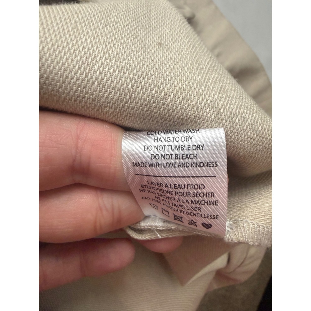 Blue Sky Clothing Co. Size M Beige Cotton Belted Trench Coat - Picture 5 of 8